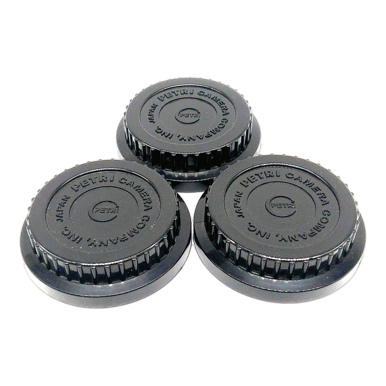 Petri Objektivrückdeckel 3 Stück Rear Lens Cap (Petri Bajonett)