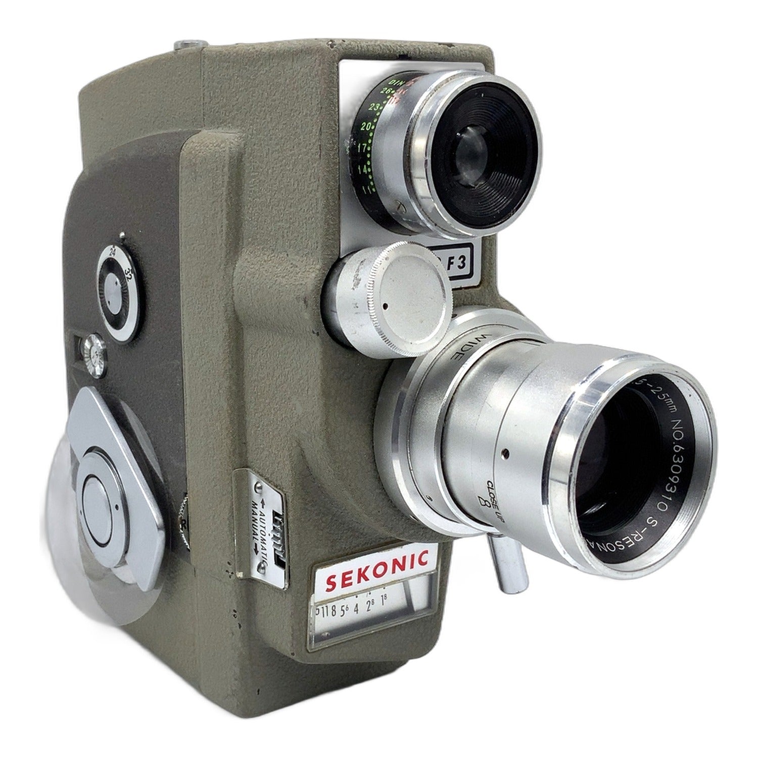 Sekonic 53 F 3 Filmkamera mit S-resonar Zoom Lens  S 11,5-25mm 1:1.8