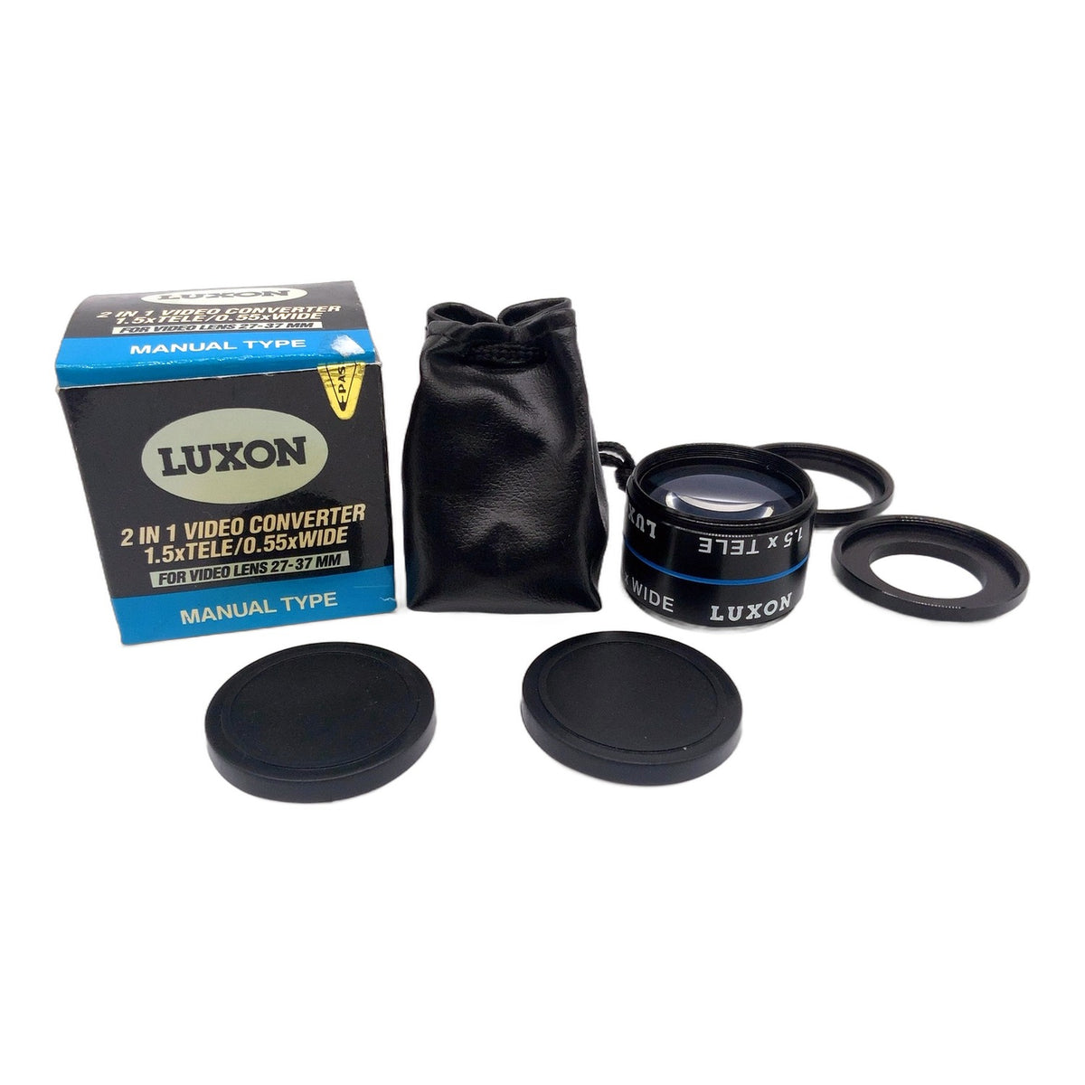 Luxon Tele-Wide Converter 1,5x/0,55x in OVP Konverter Objektivkonverter (37mm)