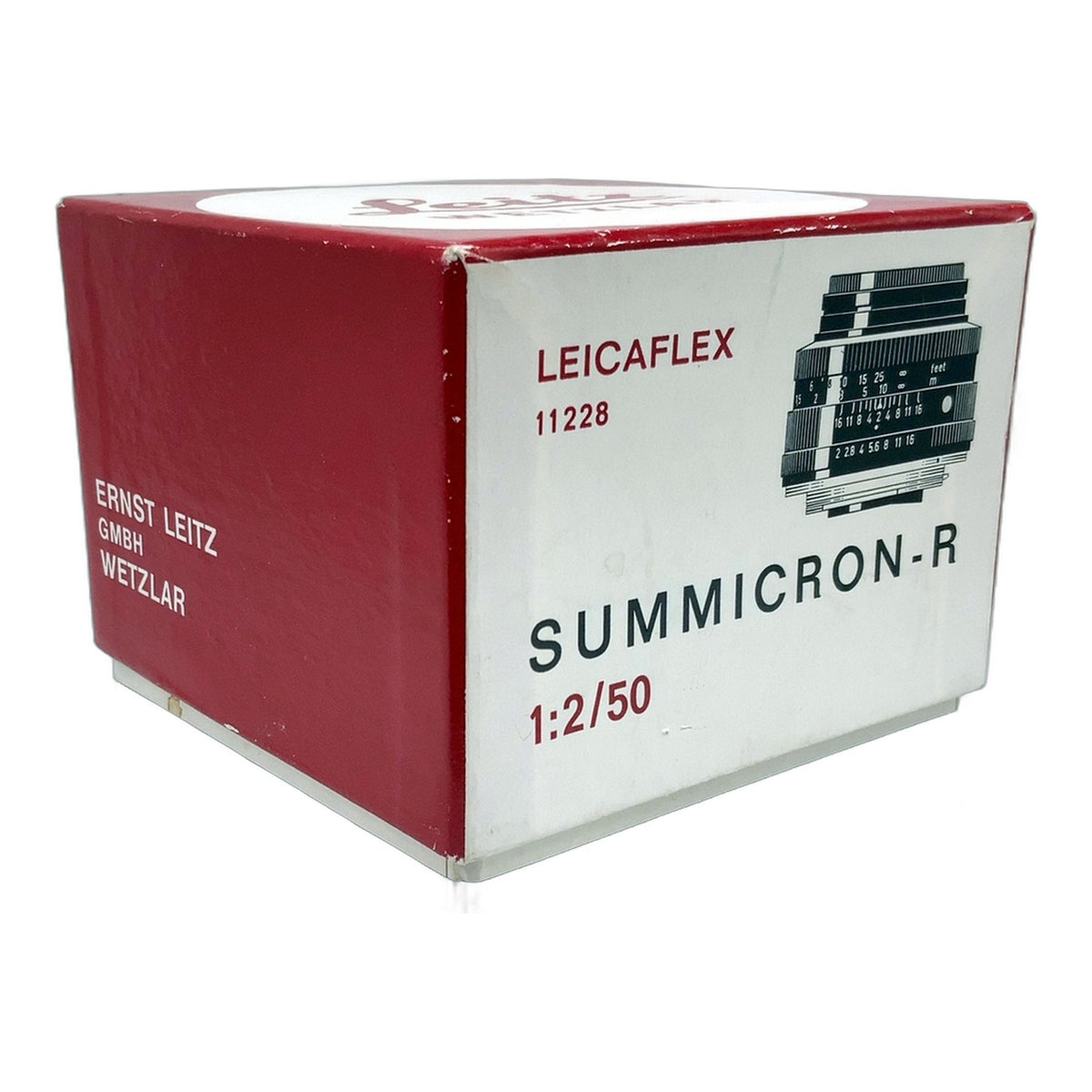 Leitz Leicaflex Summicron-R 1:2/50, OVP-Karton Tasche Bunt Kameratasche