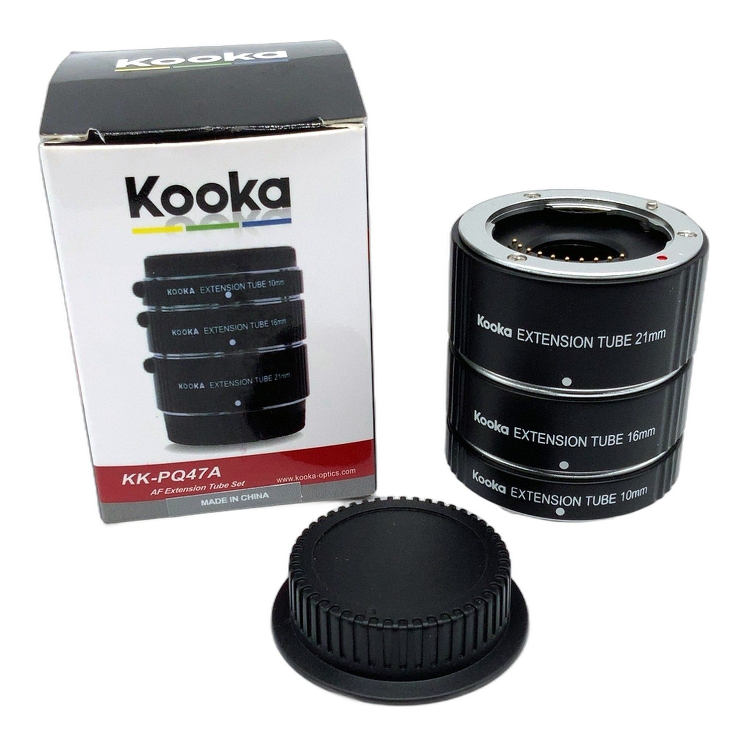 Kooka Extension Tube KK-PQ47A Zwischenring 10+16+21mm in OVP (Pentax Q)
