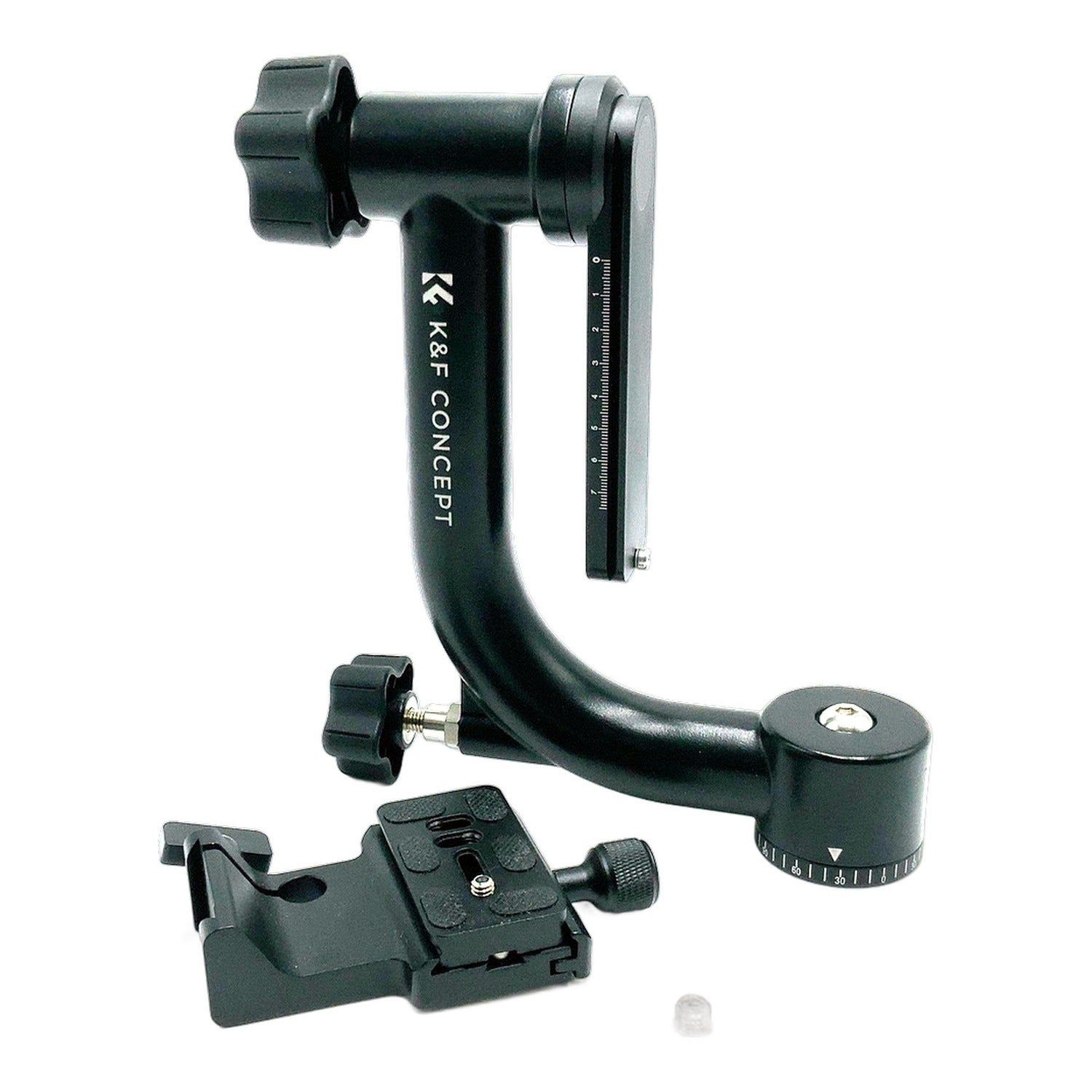 K&F Concept Aluminium Gimbalkopf Metall 360° Panorama Stativkopf
