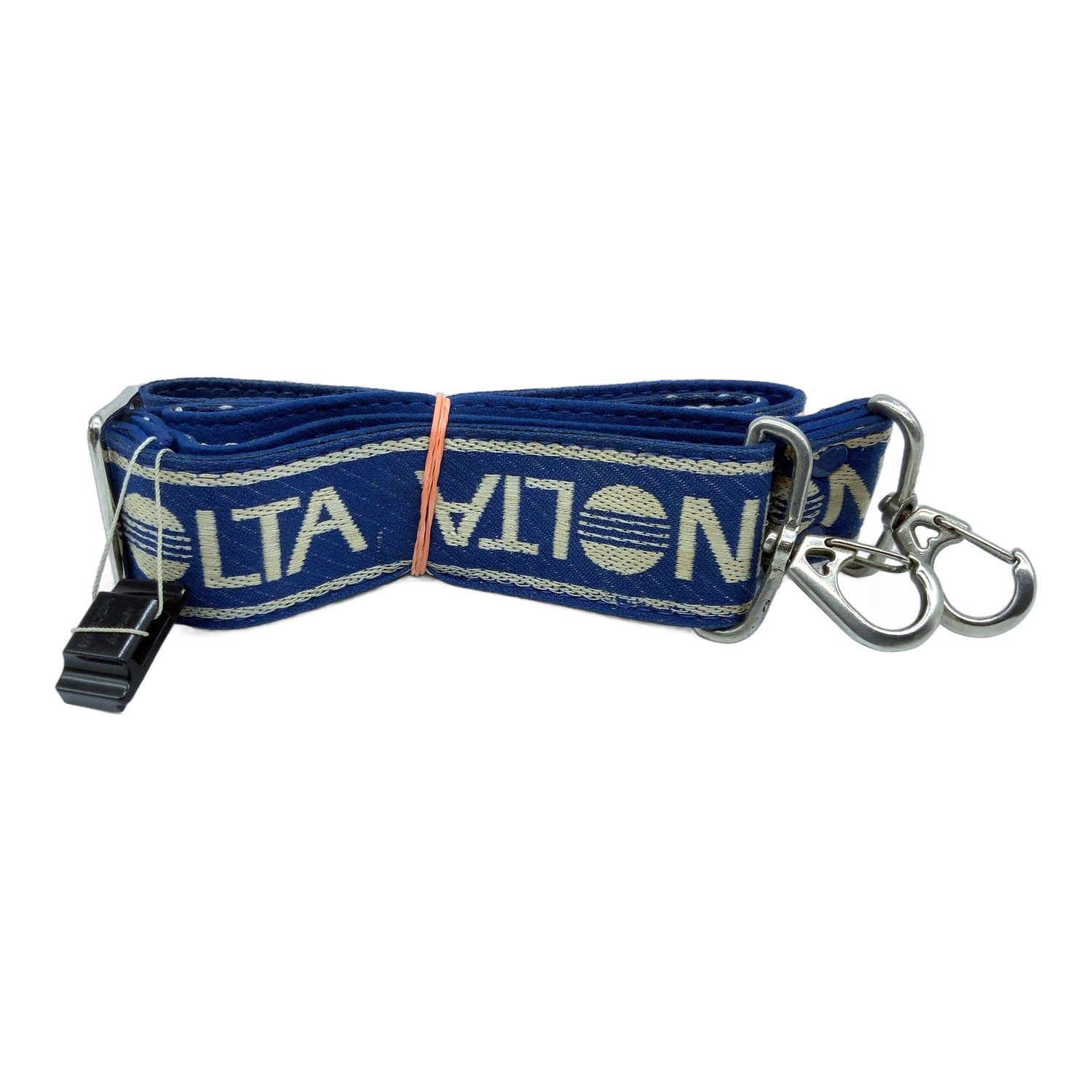 Minolta ca. 38mm breit Gurt blau/weiß Neck Strap Tragegurt Kameragurt