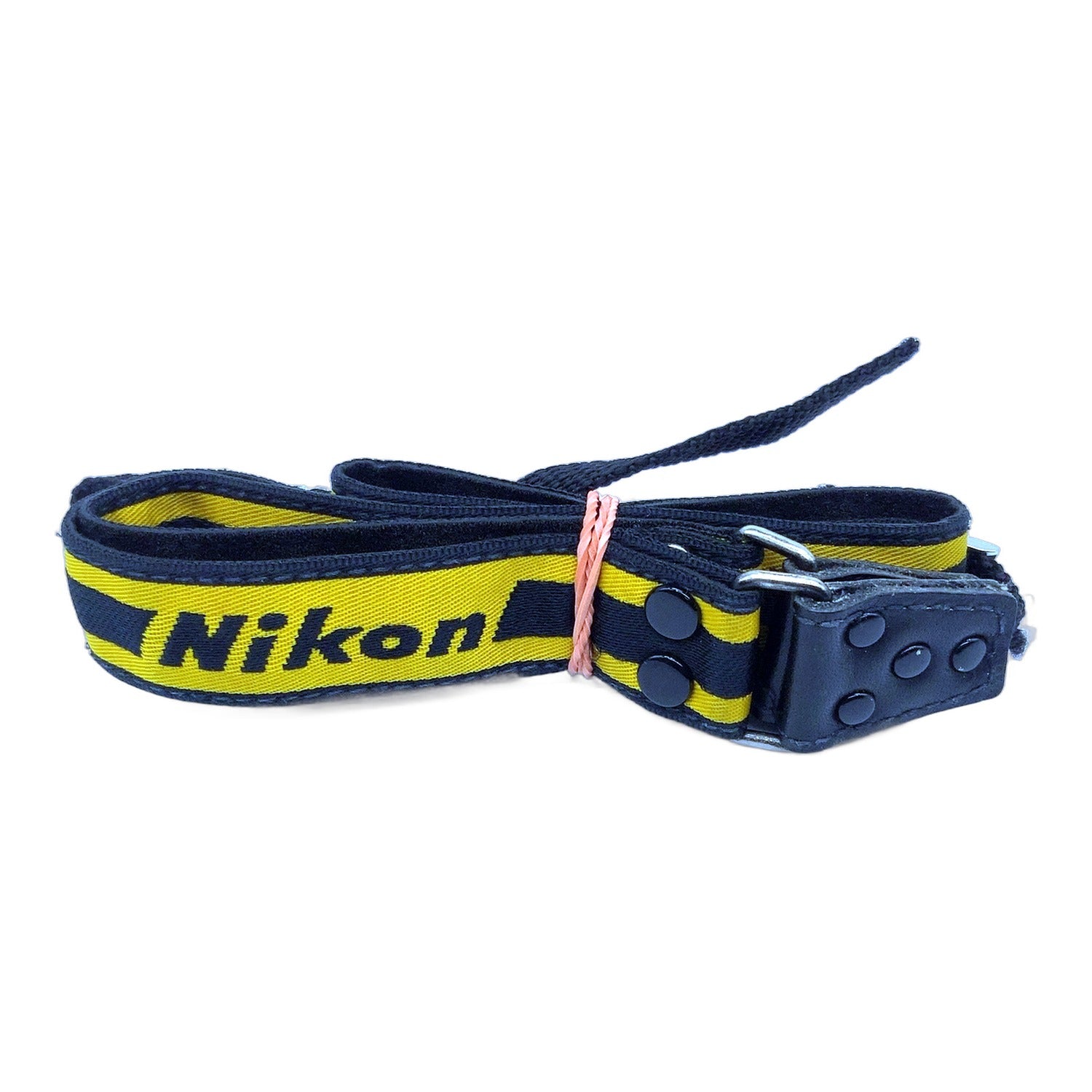 Nikon ca. 25mm breit Gurt Gelb/Schwarz Neck Strap Tragegurt Kameragurt