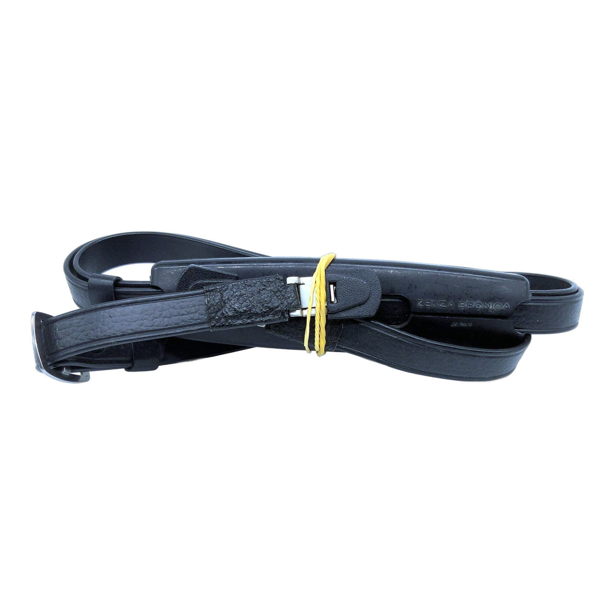 Zenza Bronica ca. 15mm breit Gurt schwarz Leder Neck Strap Tragegurt Kameragurt