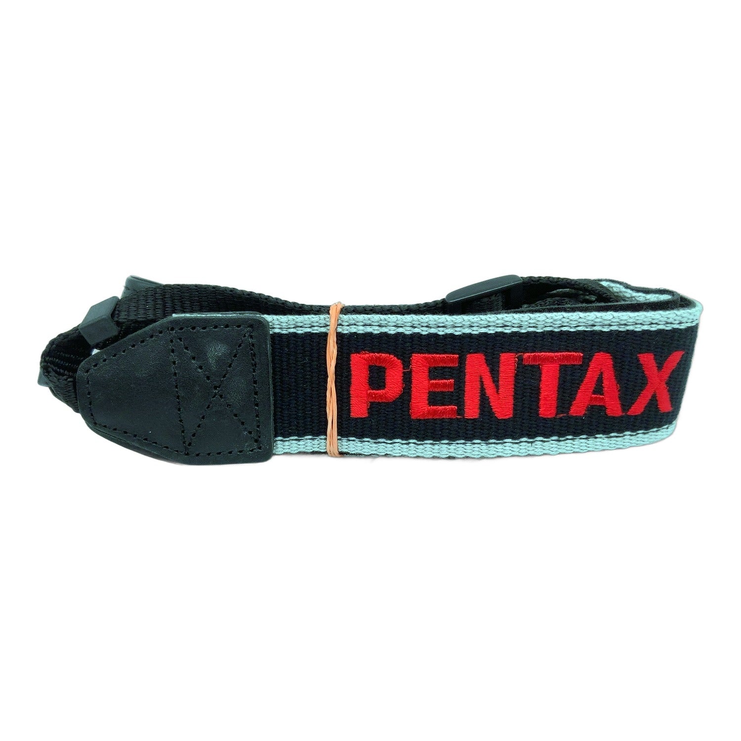 Pentax ca. 38mm breit Gurt schwarz/rot Neck Strap Tragegurt Kameragurt