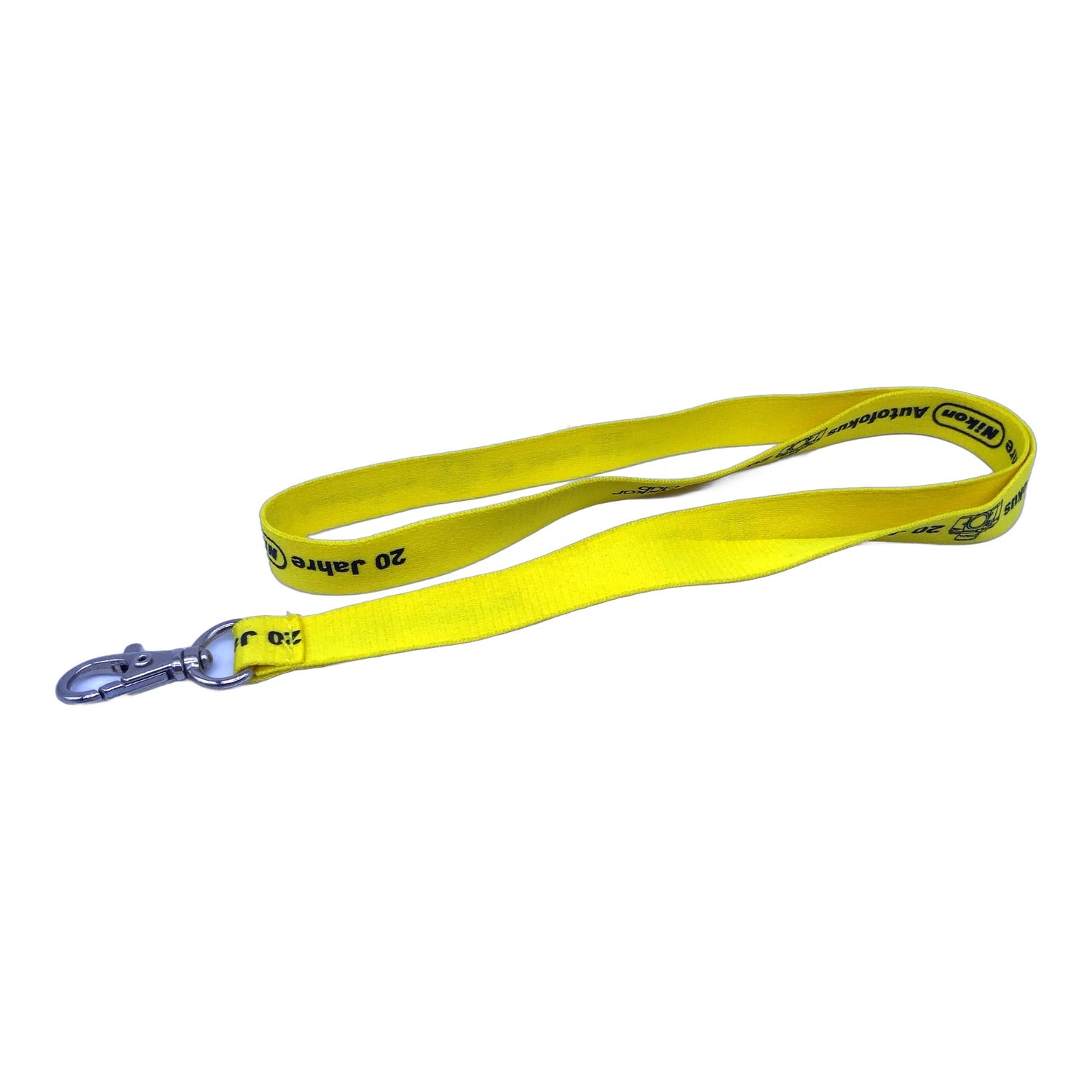 Nikon Schlüsselbund Gelb/Schwarz 20 Jahre Nikkor Club Neck Strap