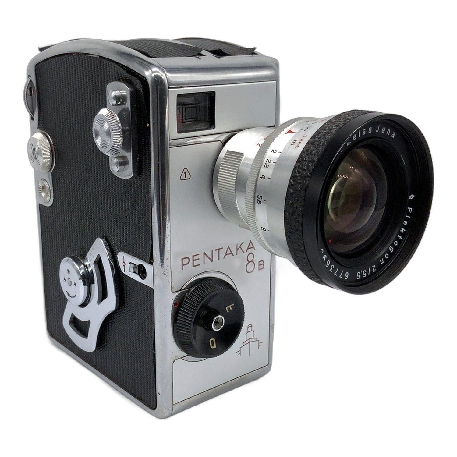 Pentacon Pentaka 8B Filmkamera mit Carl Zeiss Flektogon 5,5mm 1:2 Movie Camera