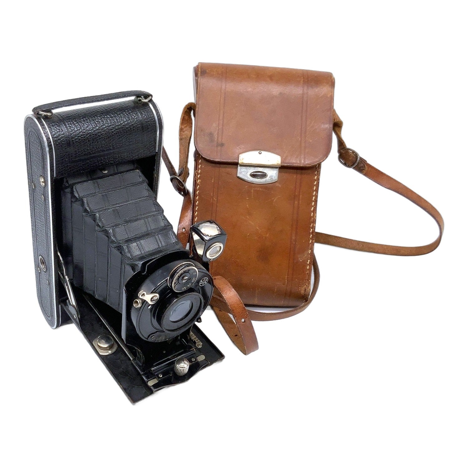 Contessa Nettel Klappkamera mit Conastigmat10,5mm 1:6.3 mit Tasche