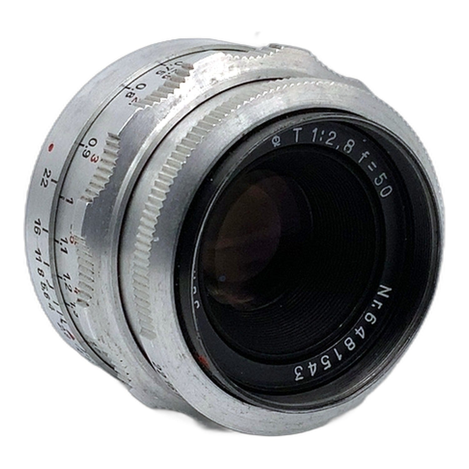 Carl Zeiss "aus Jena" Q1 compact Tessar 50mm 1:2.8 Objektiv Festbrennweite (EXA)