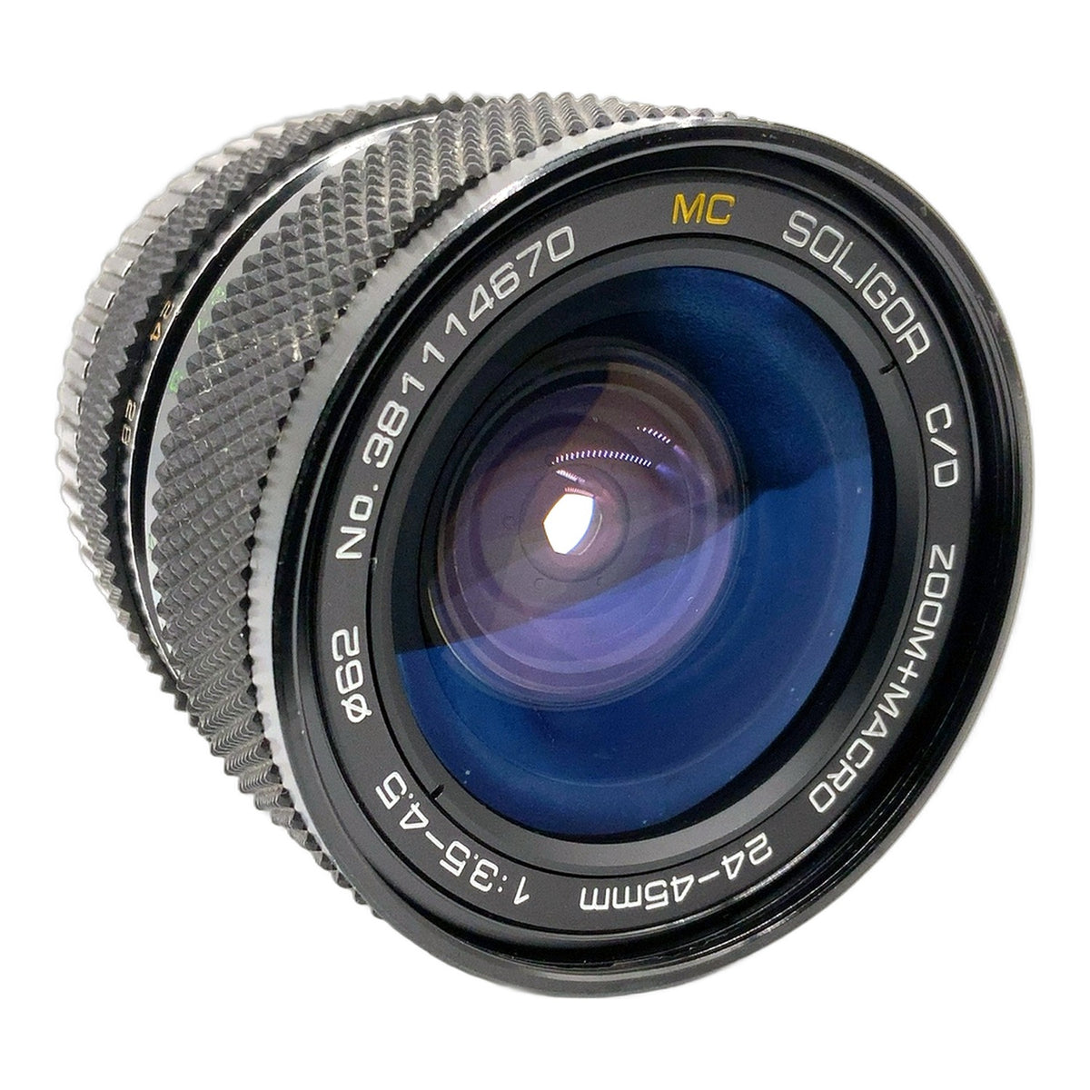 Soligor C/D Zoom + Macro MC 24-45mm 1:3.5-4.5 Objektiv (Yashica/Contax) Nebel!