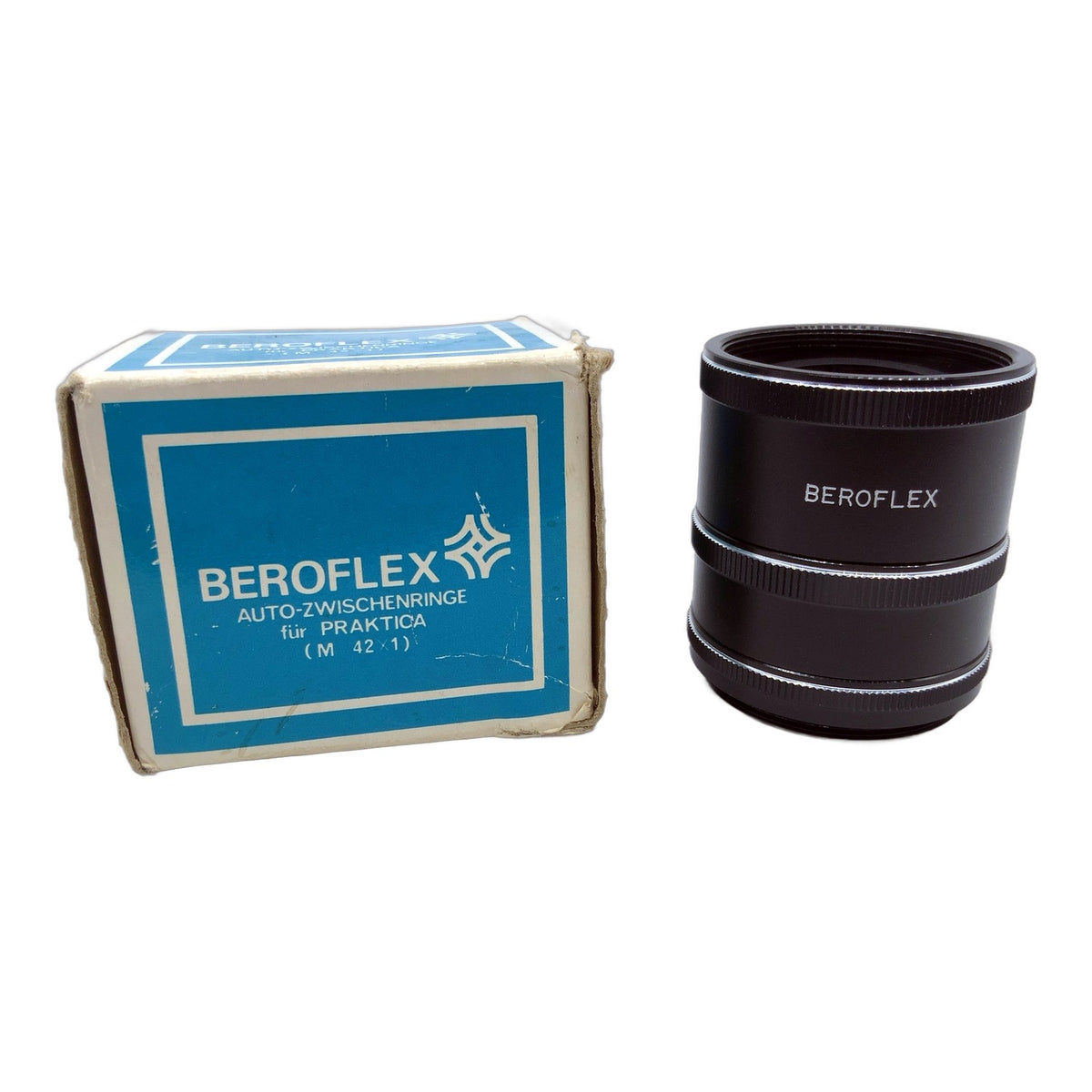 Beroflex Auto-Zwischenringe für Praktica Zwischenring 8+18+26mm in OVP (M42)