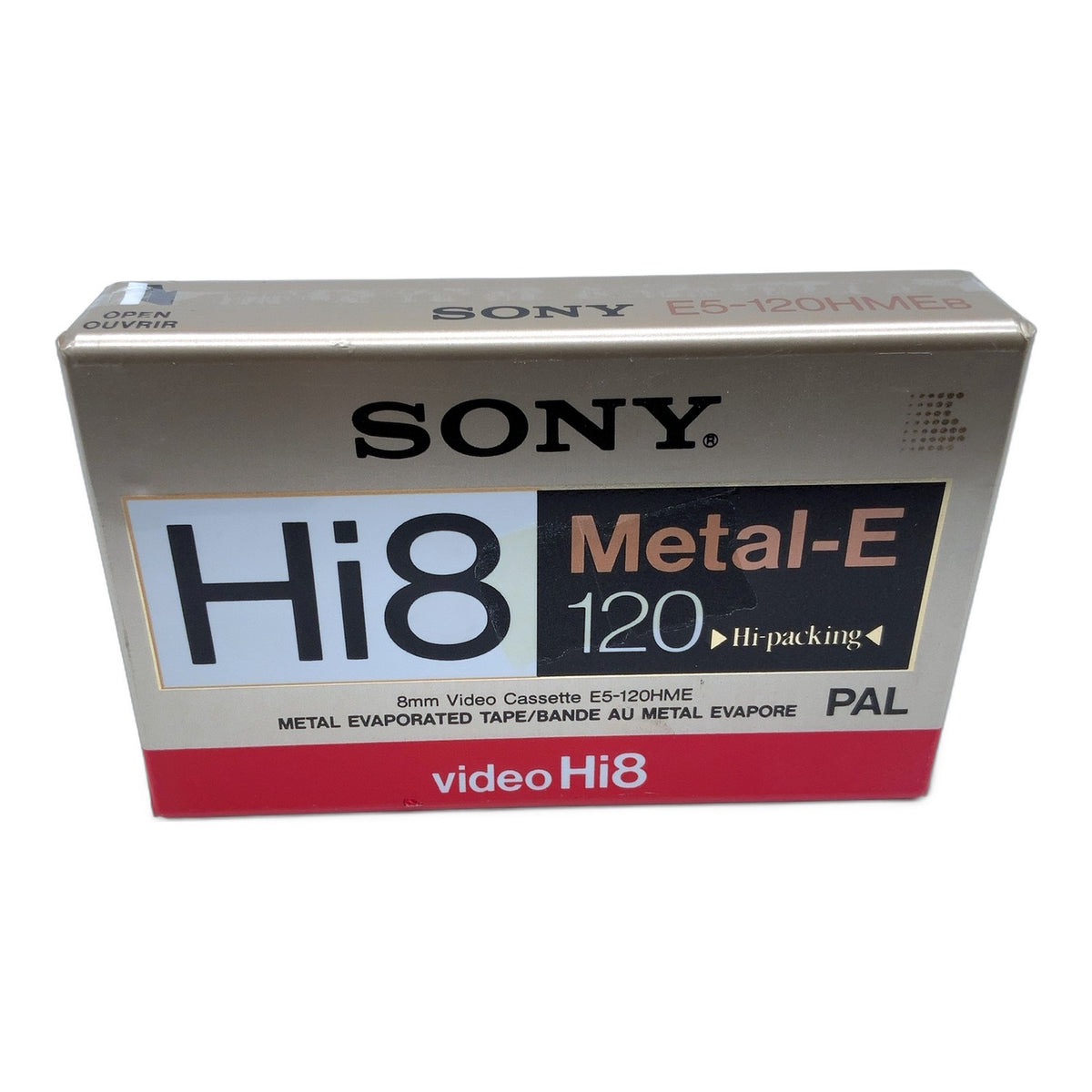 Sony Hi8 Metal-E 120 Filmkassette 8mm Hi8 System PAL/SECAM Filmpatrone