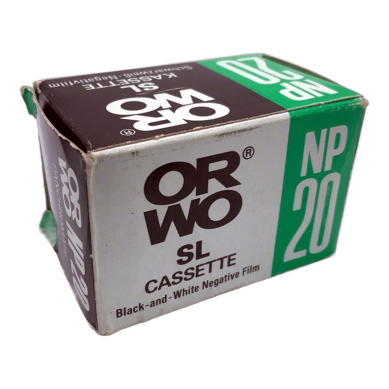 ORWO NP 20 SL Kassette 35mm/135 MHD 01/1993 Schwarzweiß-Negativfilm