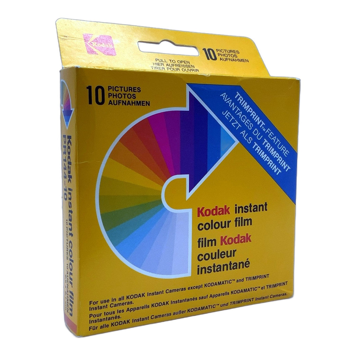 Kodak Instant Colour Film PR10/PR144-10 für Colorburst, EK4, EK6, Pleaser