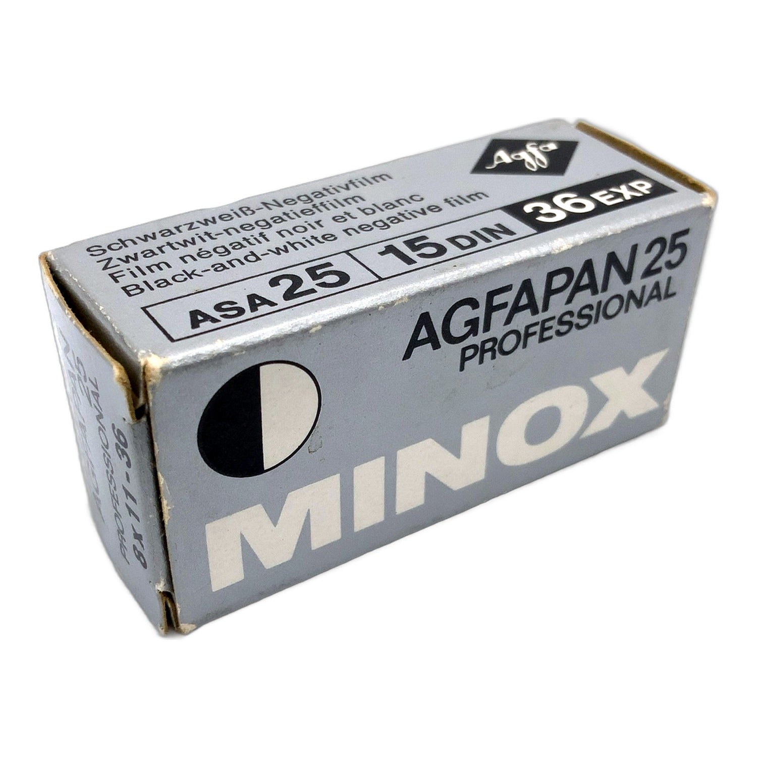 Minox Agfapan 25 Professional MHD 08/1983 (36 Exp) Schwarzweiß-Negativfilm