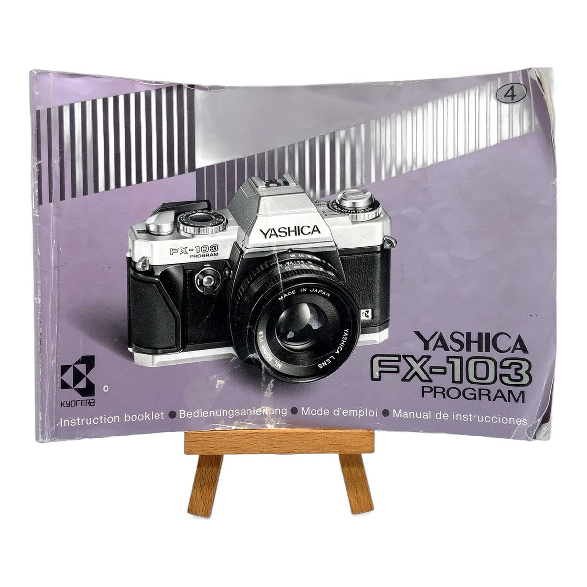 Yashica FX-103 Program Bedienungsanleitung User Manual Handbuch Deutsch