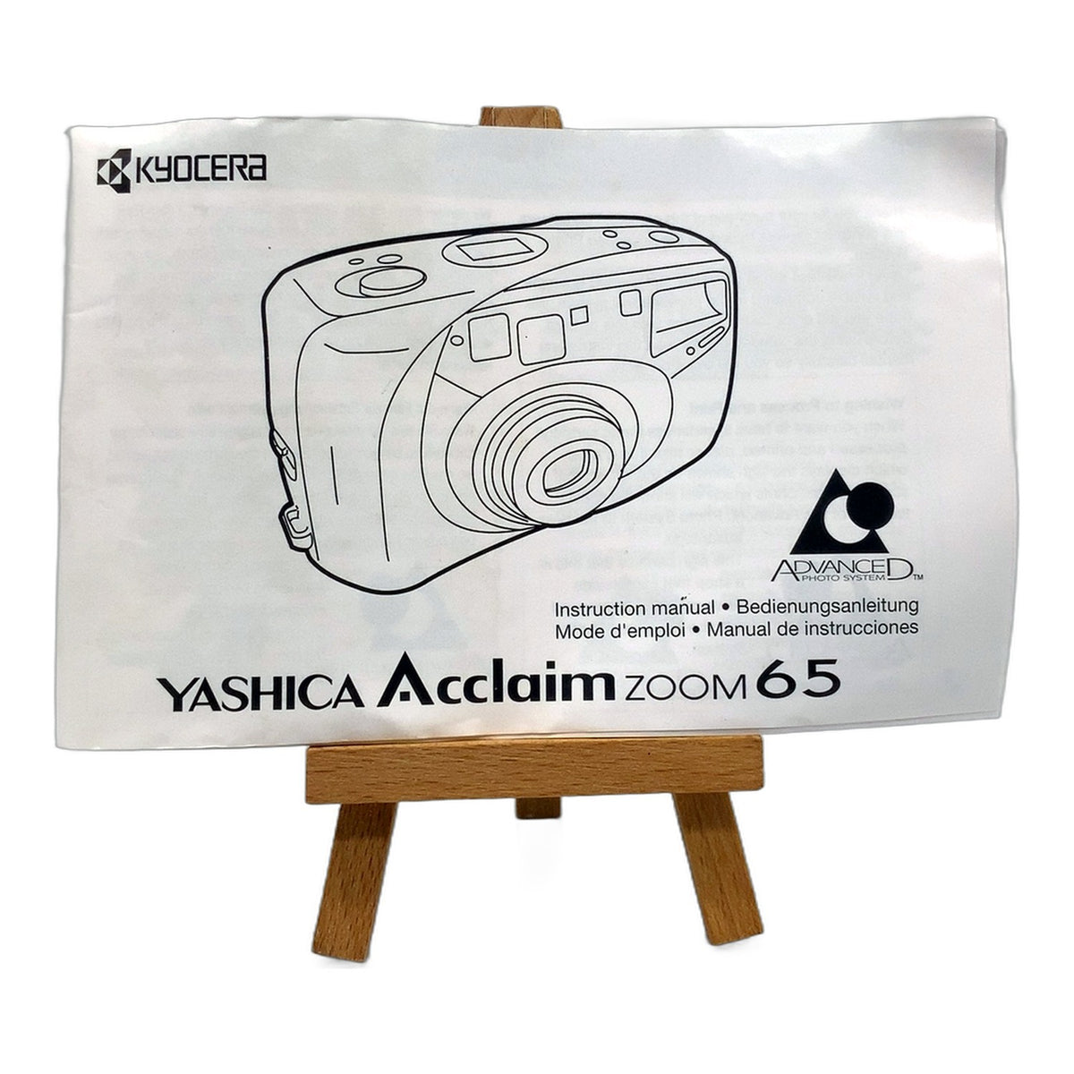 Yashica Acclaim Zoom 65 Bedienungsanleitung User Manual Handbuch Deutsch
