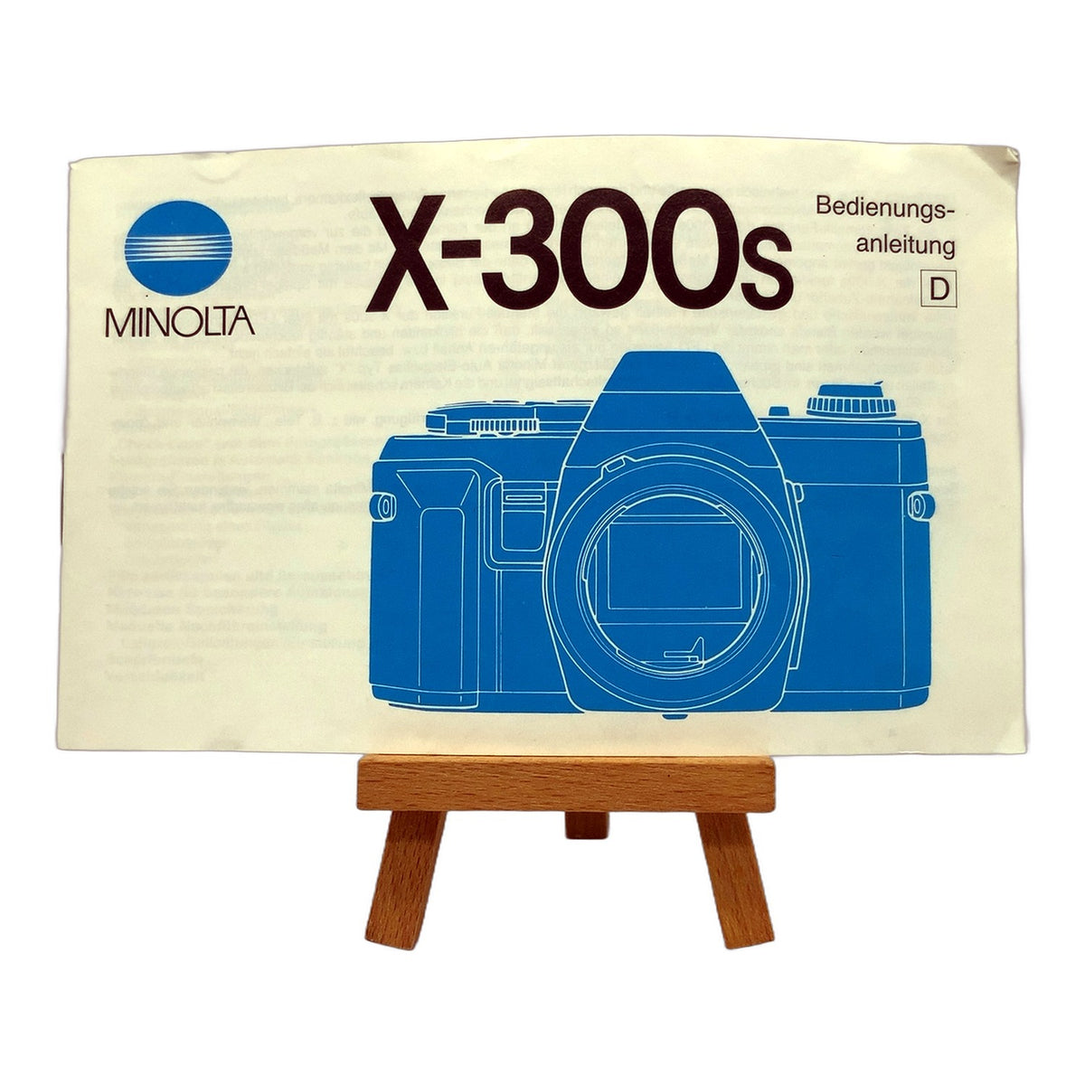 Minolta X-300S Bedienungsanleitung User Manual Handbuch Deutsch