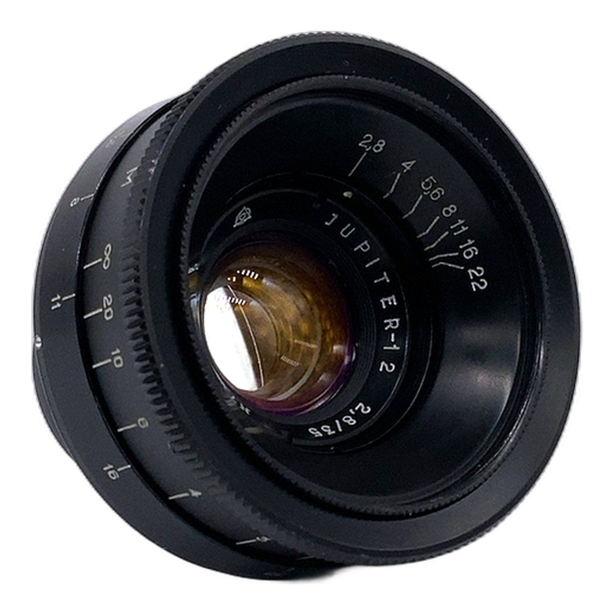 LZOS Jupiter-12 35mm 1:2.8 Objektiv MF Manual Focus manuell Festbrennweite