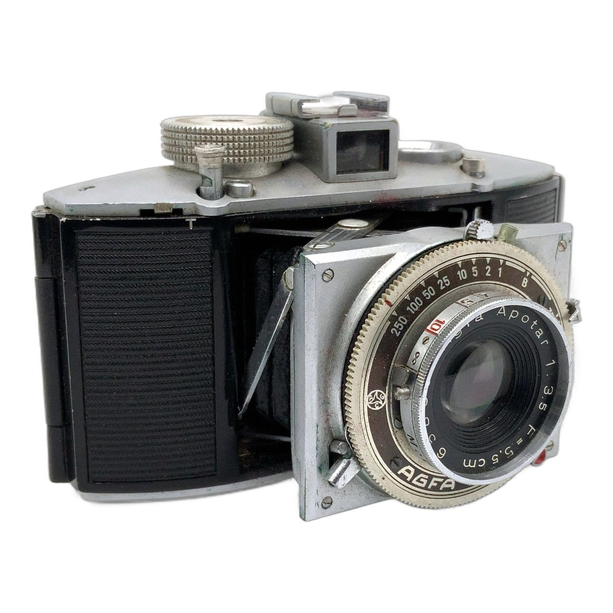 Agfa Karat Klappkamera mit Apotar 1:3.5 5,5cm Folding Camera Balgenkamera