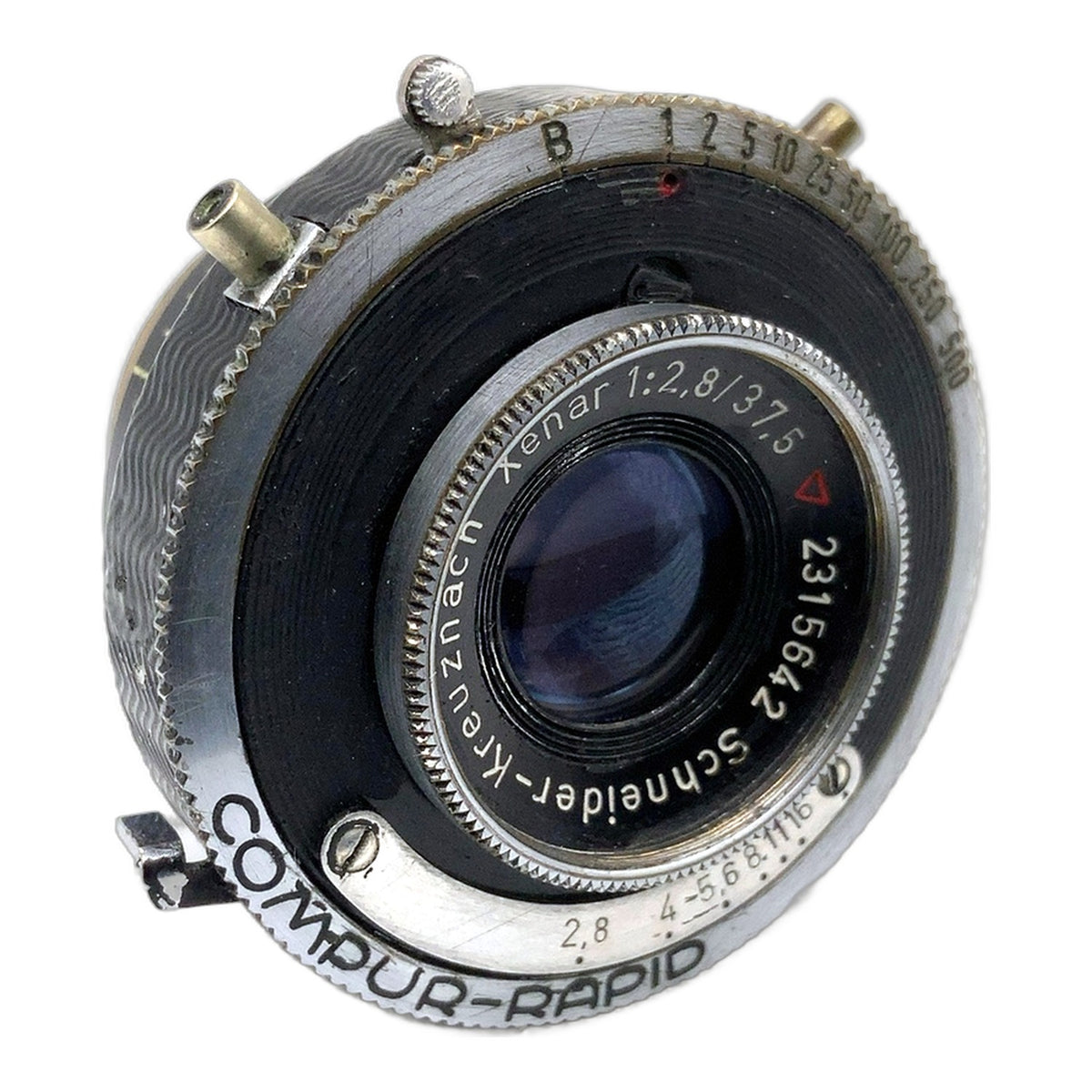 Schneider-Kreuznach Xenar 37,5mm 1:2,8 Objektiv (Steckanschluß) Nebel!