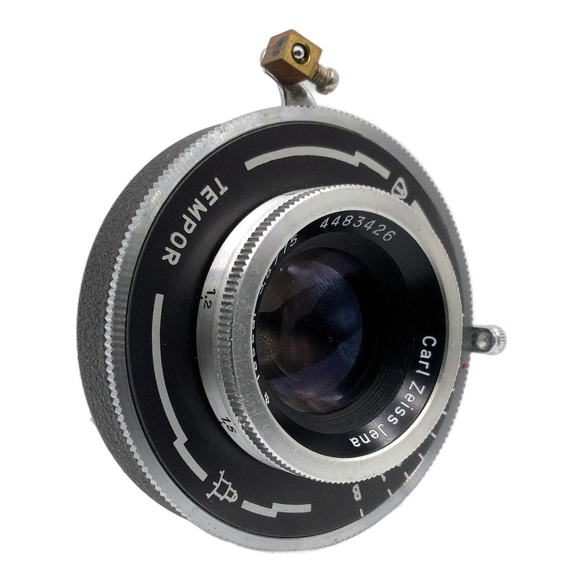 Carl Zeiss Jena Q1 Tessar 75mm 1:3.5 Objektiv Pentacon Tempor (33mm Gewinde)
