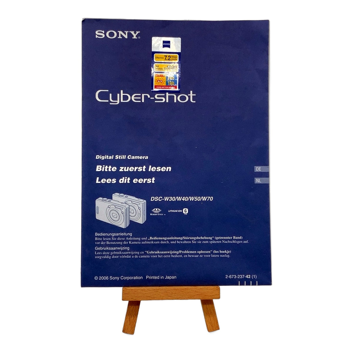 Sony Cybershot DSC-W30/W40/W50/W70 Bedienungsanleitung Handbuch Deutsch