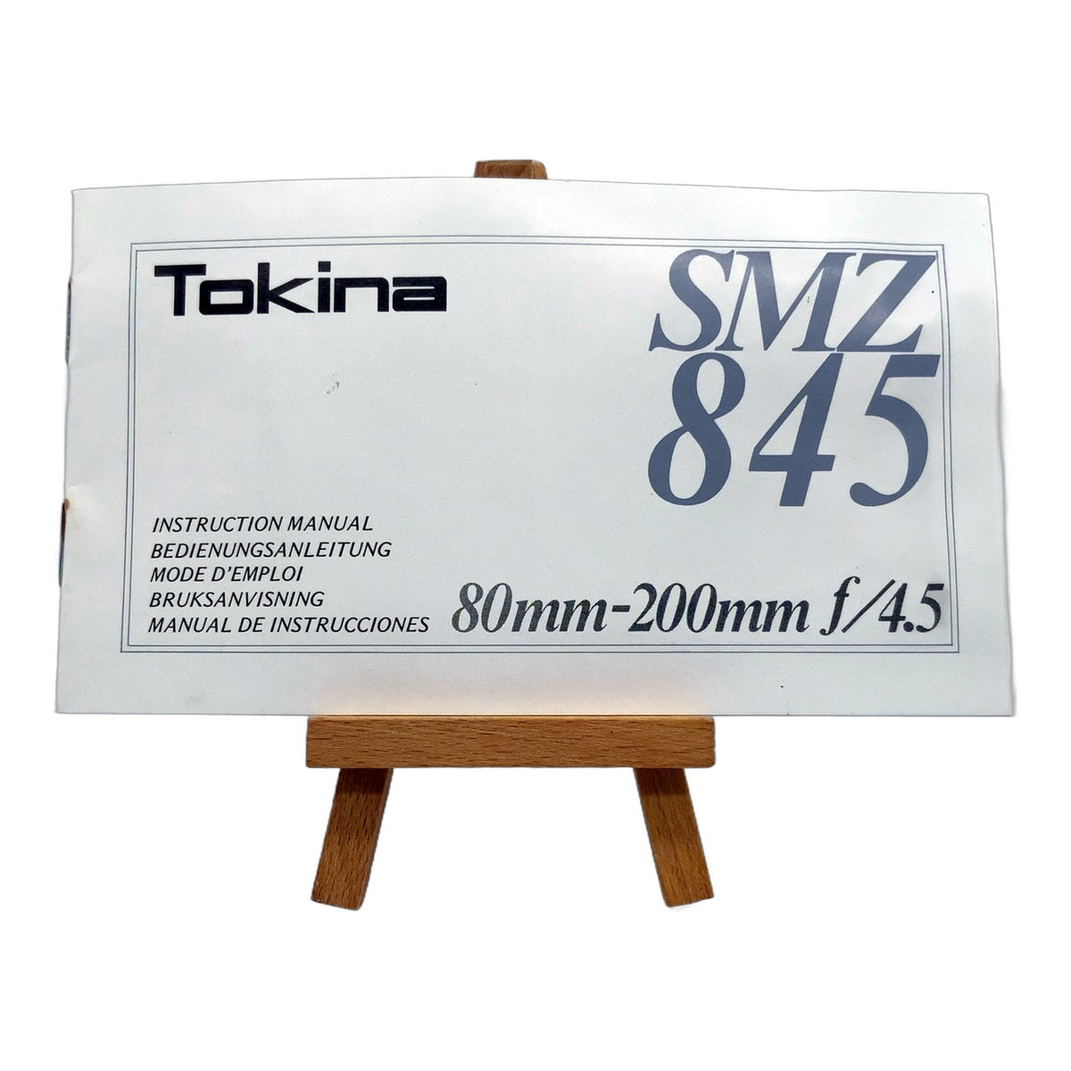 Tokina SMZ 845 80-200mm f/4.5 Bedienungsanleitung User Manual Handbuch Deutsch