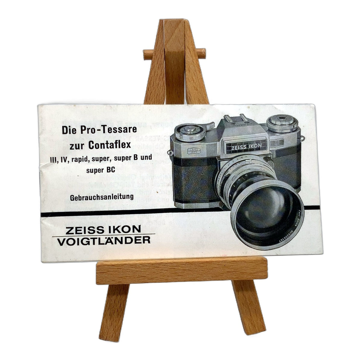 Zeiss Ikon Die Pro Tessare zur Contaflex III, IV, rapid, super B und super BC DE