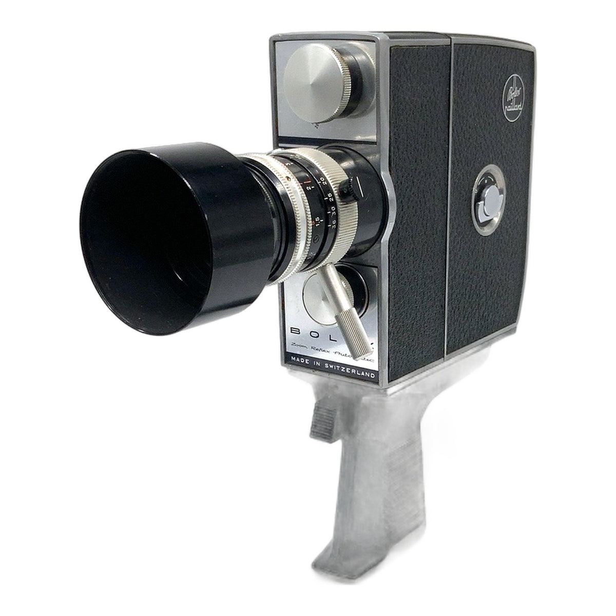 Bolex Paillard K2 Filmkamera mit Vario-Switar 1:1.9 f=8-36mm Movie Camera