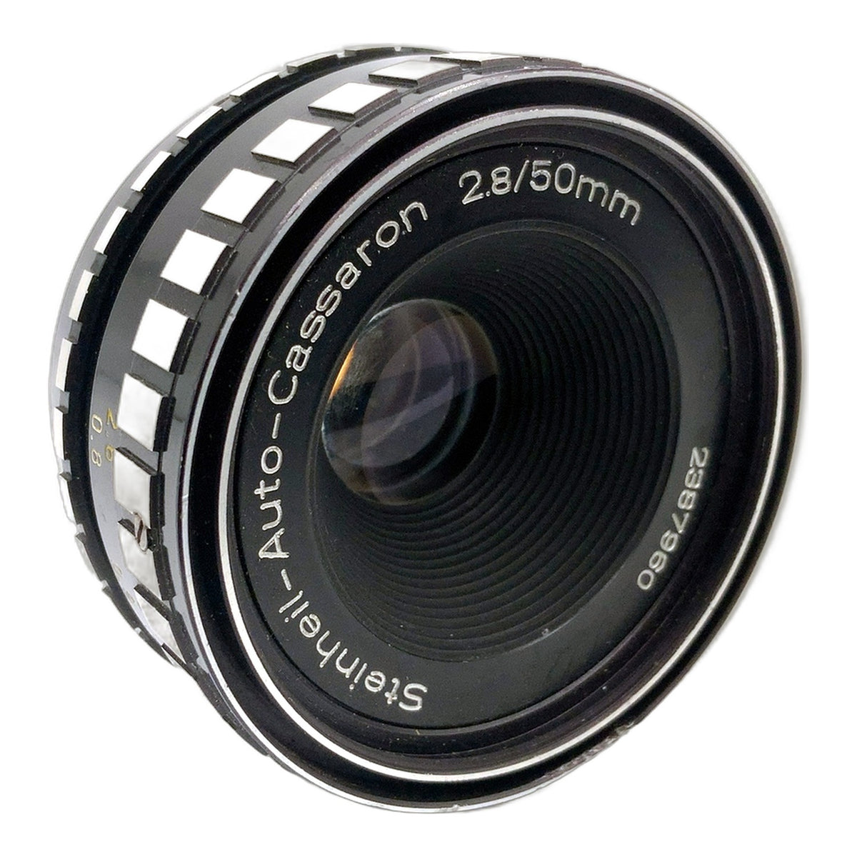 Steinheil München Auto-Cassaron 50mm 1:2.8 Objektiv Zebra Festbrennweite (M42)