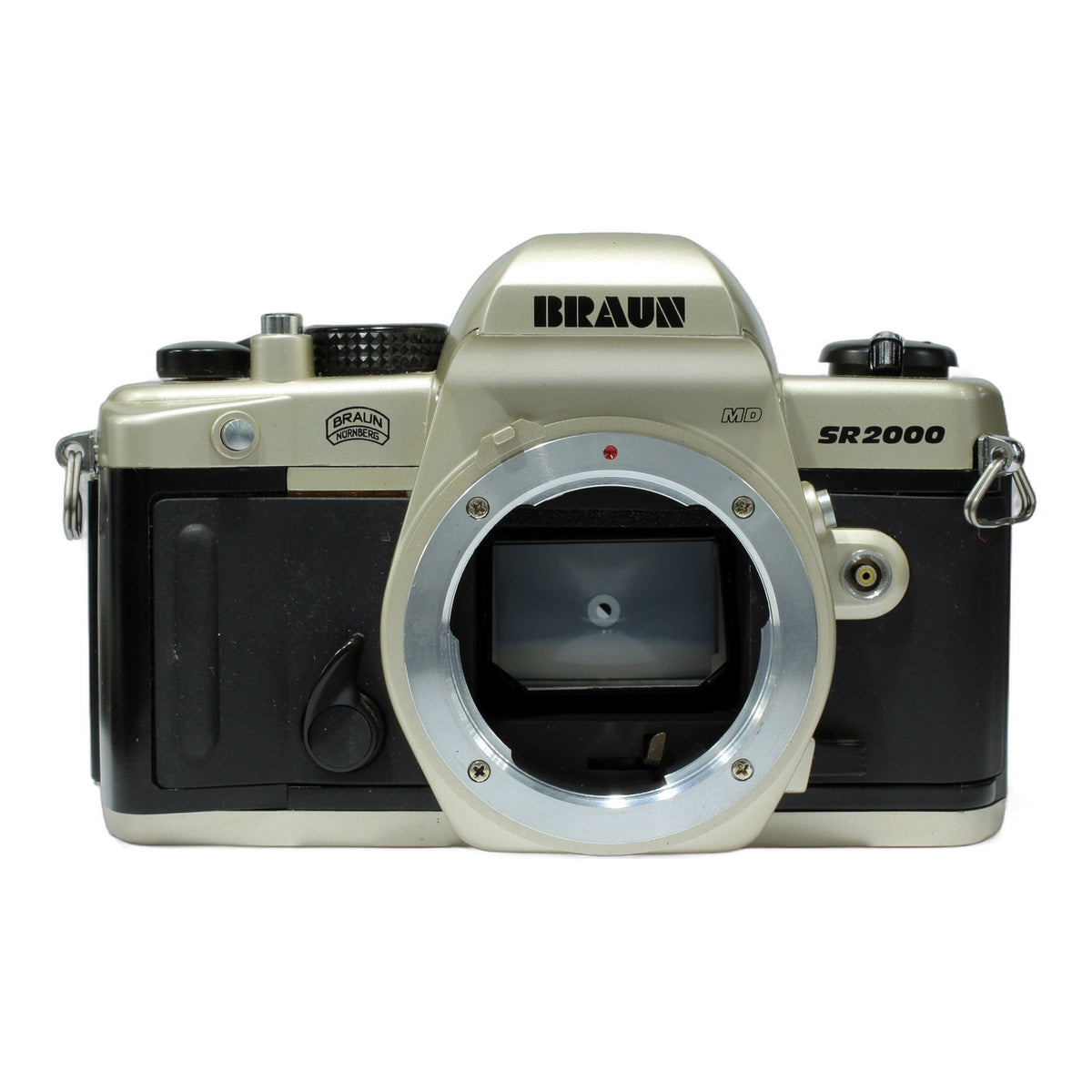 Braun Nürnberg SR 2000 SLR 35mm Spiegelreflexkamera Analogkamera (Minolta MD)
