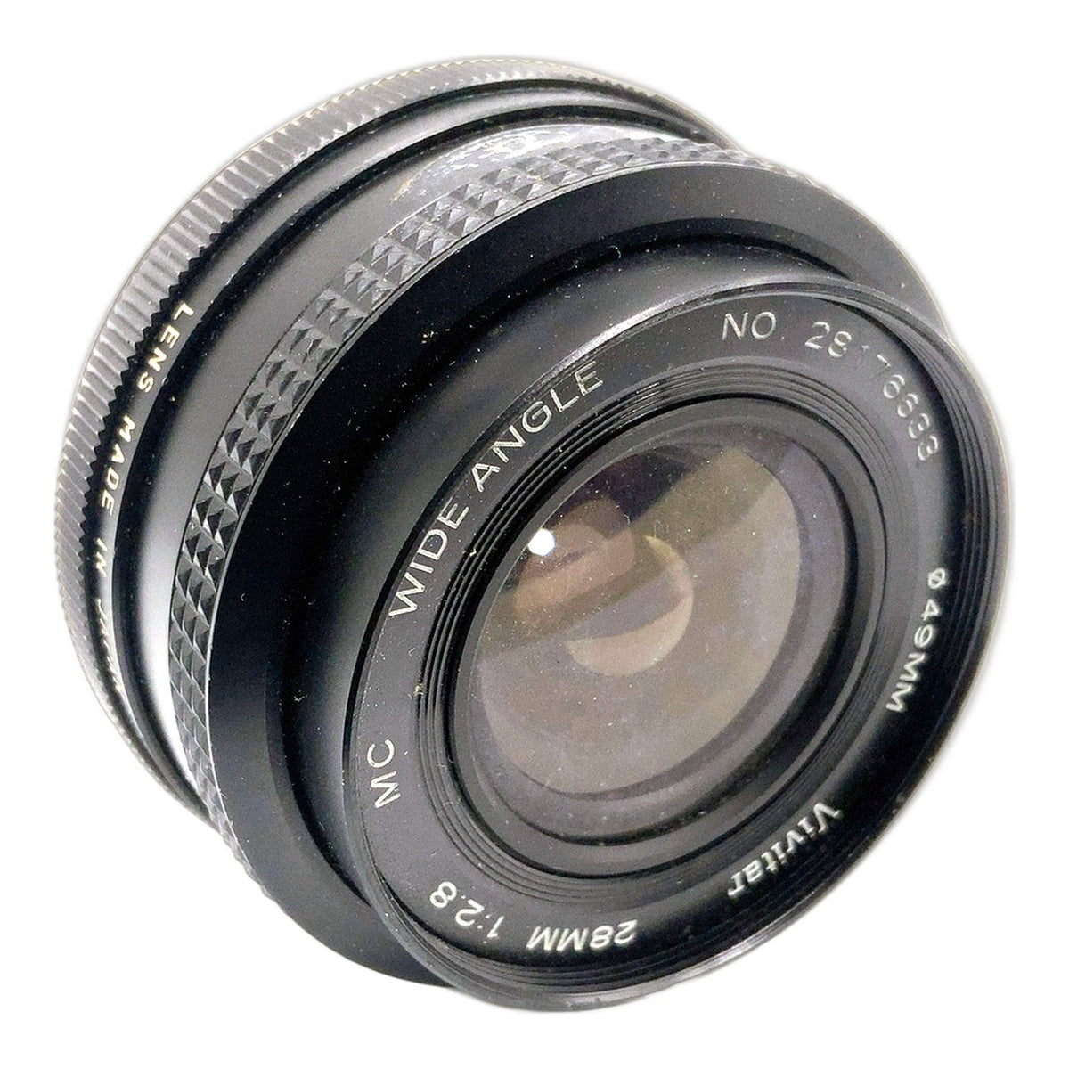 Vivitar Wide Angle MC 28mm 1:2,8 Objektiv Festbrennweite (Pentax K) Pilz!