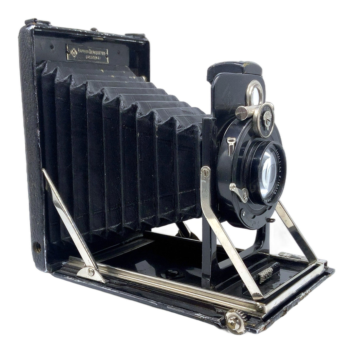 KW Plattenkamera mit Schneider Kreuznach Xenar 13,5cm 1:4.5 Plate Camera