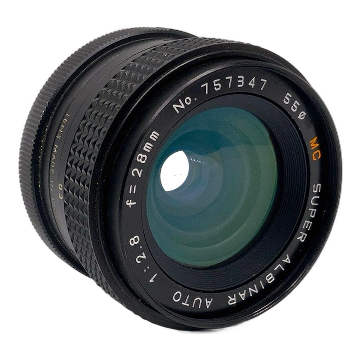 Albinar MC Super Auto 28mm 1:2.8 Festbrennweite (Minolta MD) Text lesen!