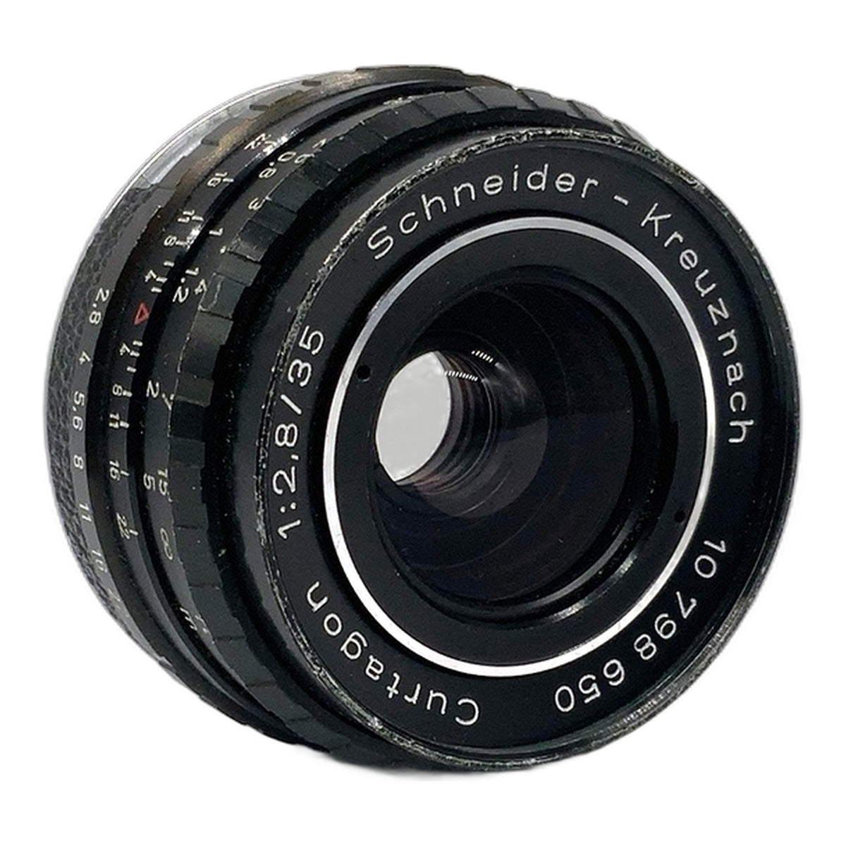 Schneider-Kreuznach Curtagon 35mm 1:2.8 Festbrennweite (M42) Text lesen!