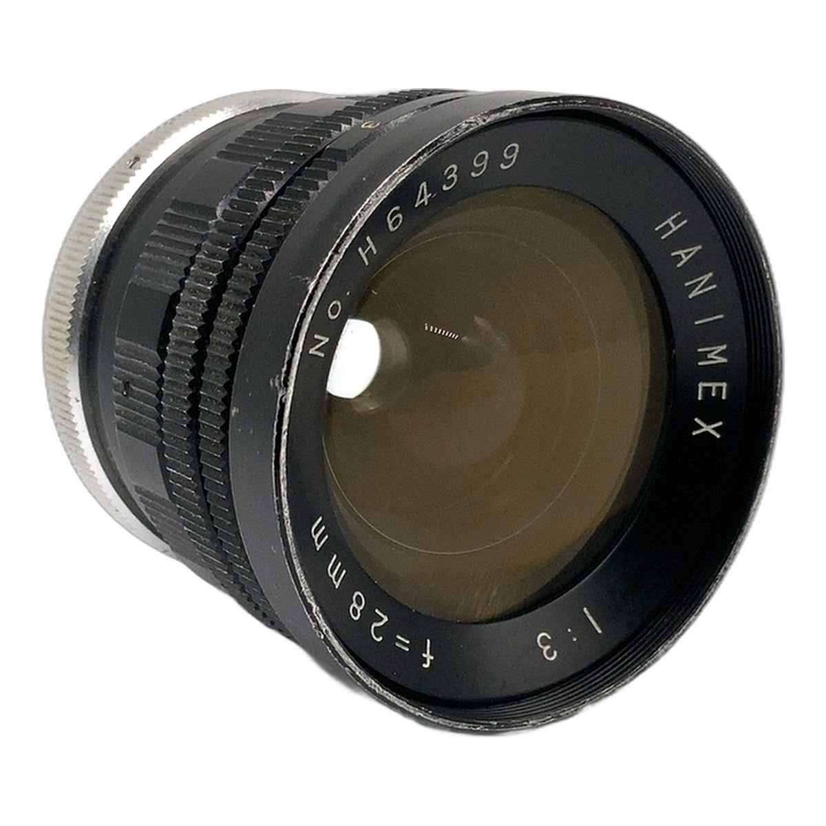Hanimex 28mm 1:3 Objektiv MF Manual Focus manuell Festbrennweite (M42)