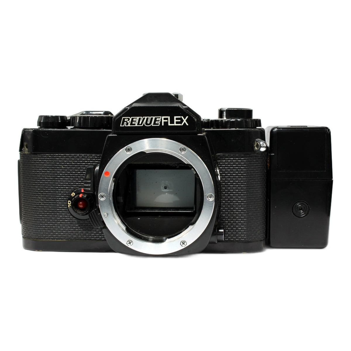 Revueflex AC 2 SLR mit Databack 35mm Spiegelreflexkamera Analogkamera (Pentax K)