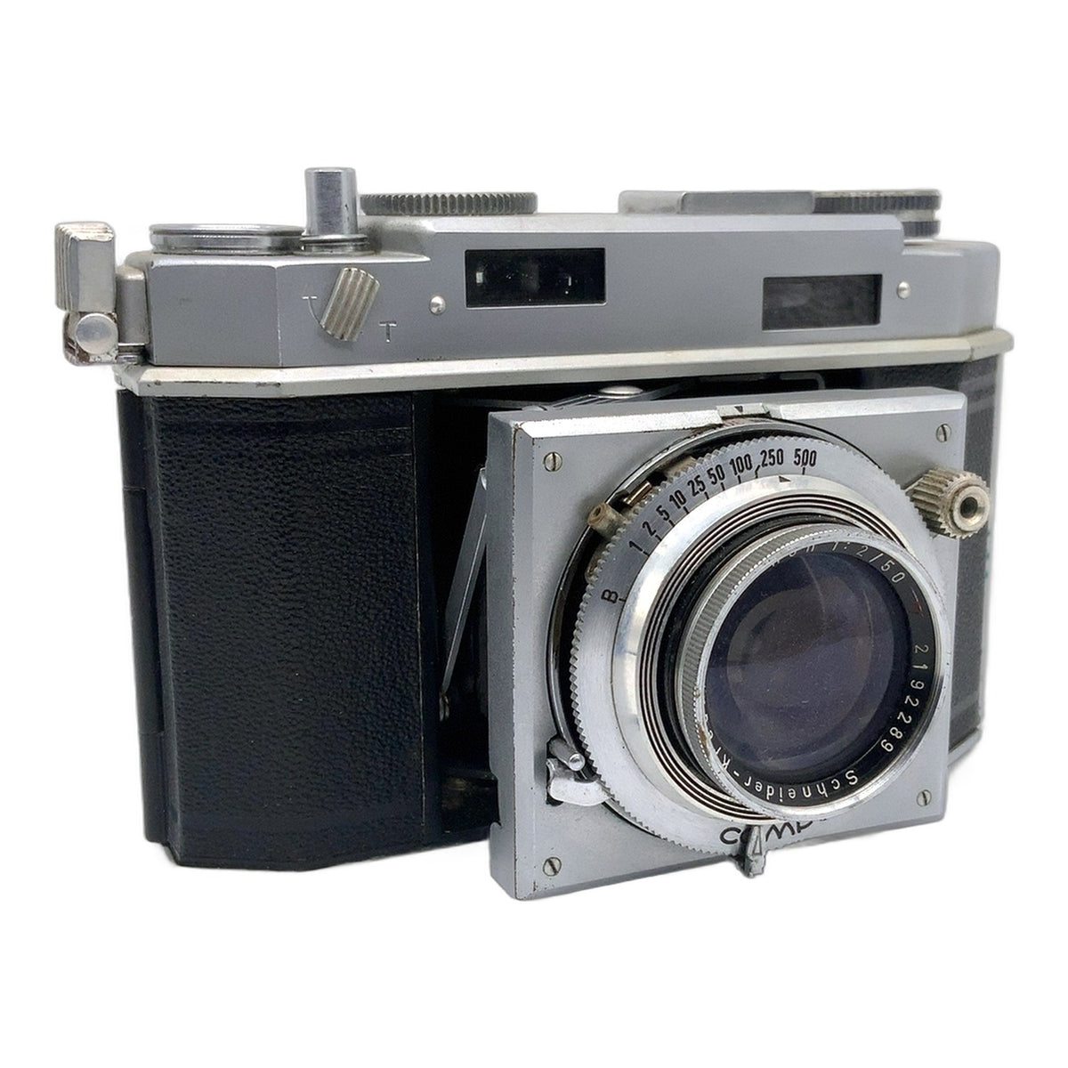 Agfa Karomat 36 Klappkamera mit Schneider-Kreznach Xenon 50mm 1:2 Compur-Rapid
