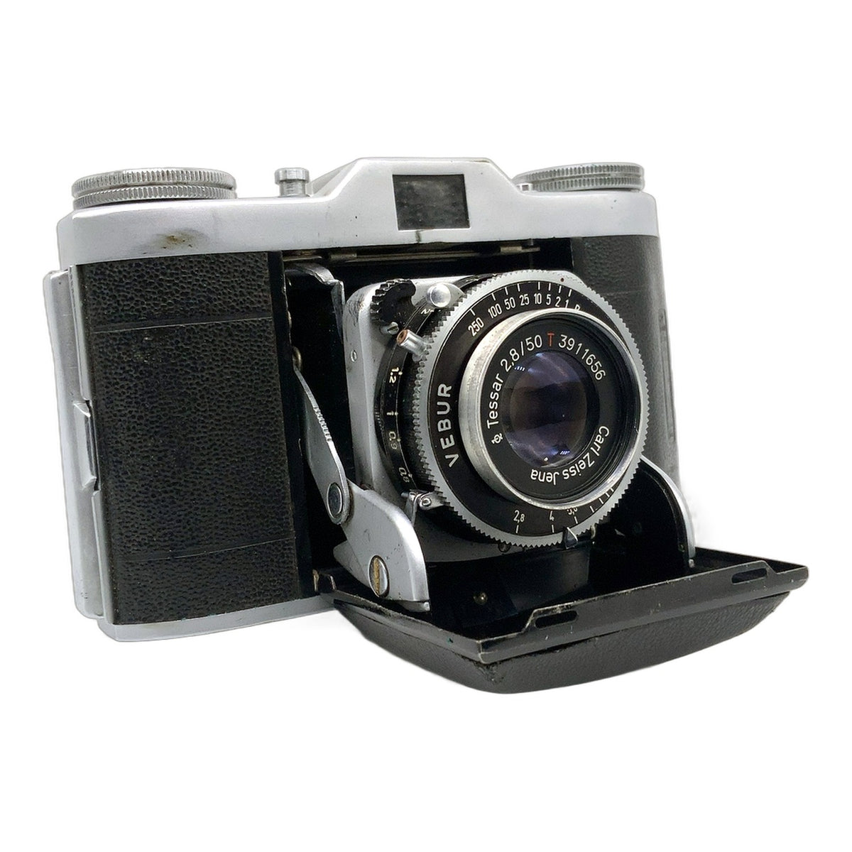 Belca Beltica Klappkamera mit Carl Zeiss Tessar 1:2,8 50mm red T Vebur