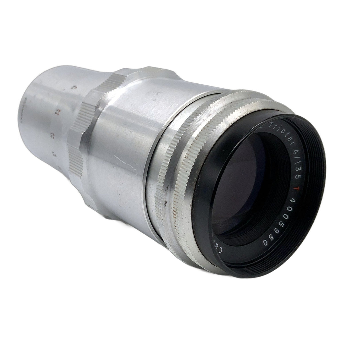 Carl Zeiss Jena Q1 Triotar red T 135mm 1:4 Objektiv manuell Festbrennweite (M42)