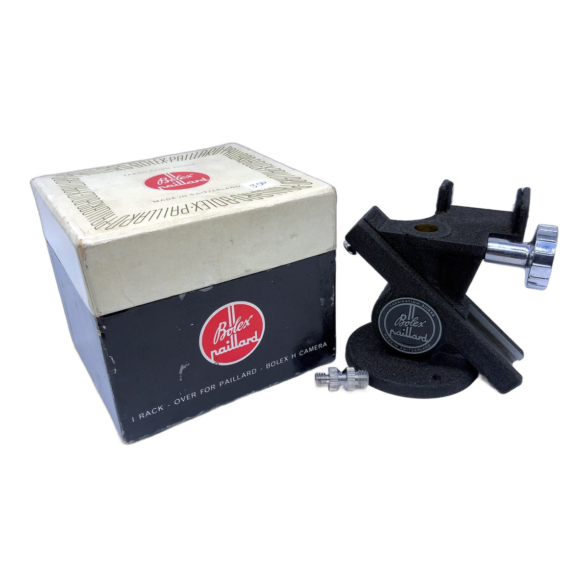 Bolex paillard Stativadapter für H-Kameras Stativkopf Schwarz OVP