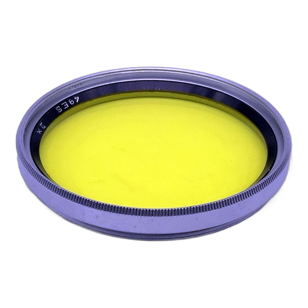 Farbfilter 49ES gelb-grün/green-yellow 2x Filter 49mm Kreisförmig Objektivfilter