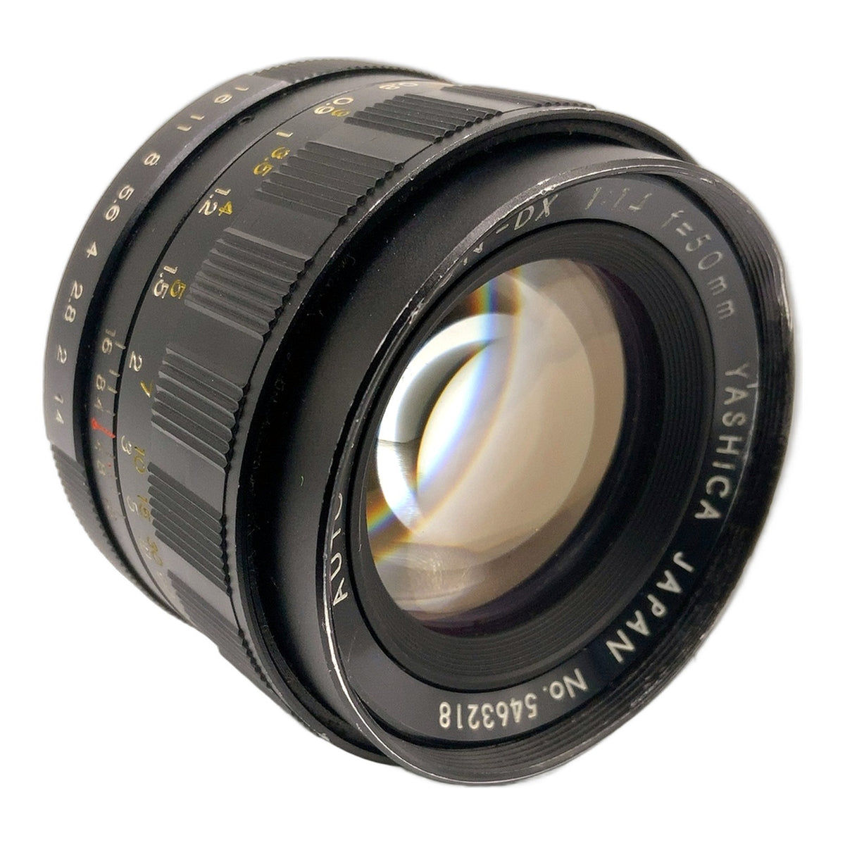 Yashica Auto Yashinon-DX 50mm 1:1.4 Objektiv Festbrennweite (M42) Text lesen!