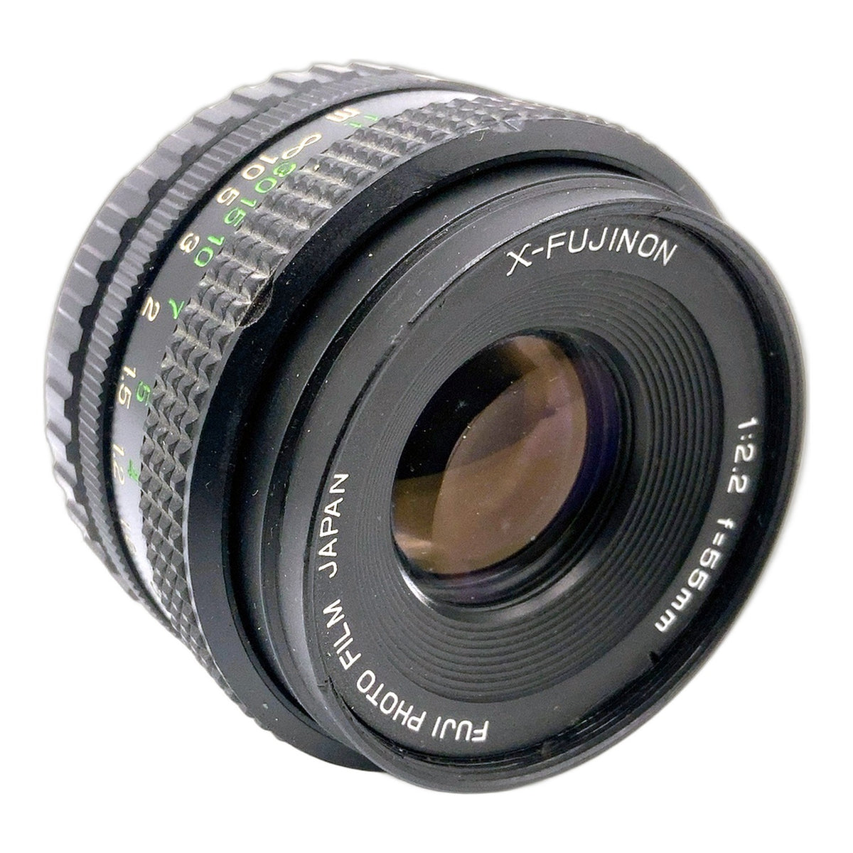 Fuji X-Fujinon 55mm 1:2.2 Objektiv manuell Festbrennweite (Fujica X) Nebel!