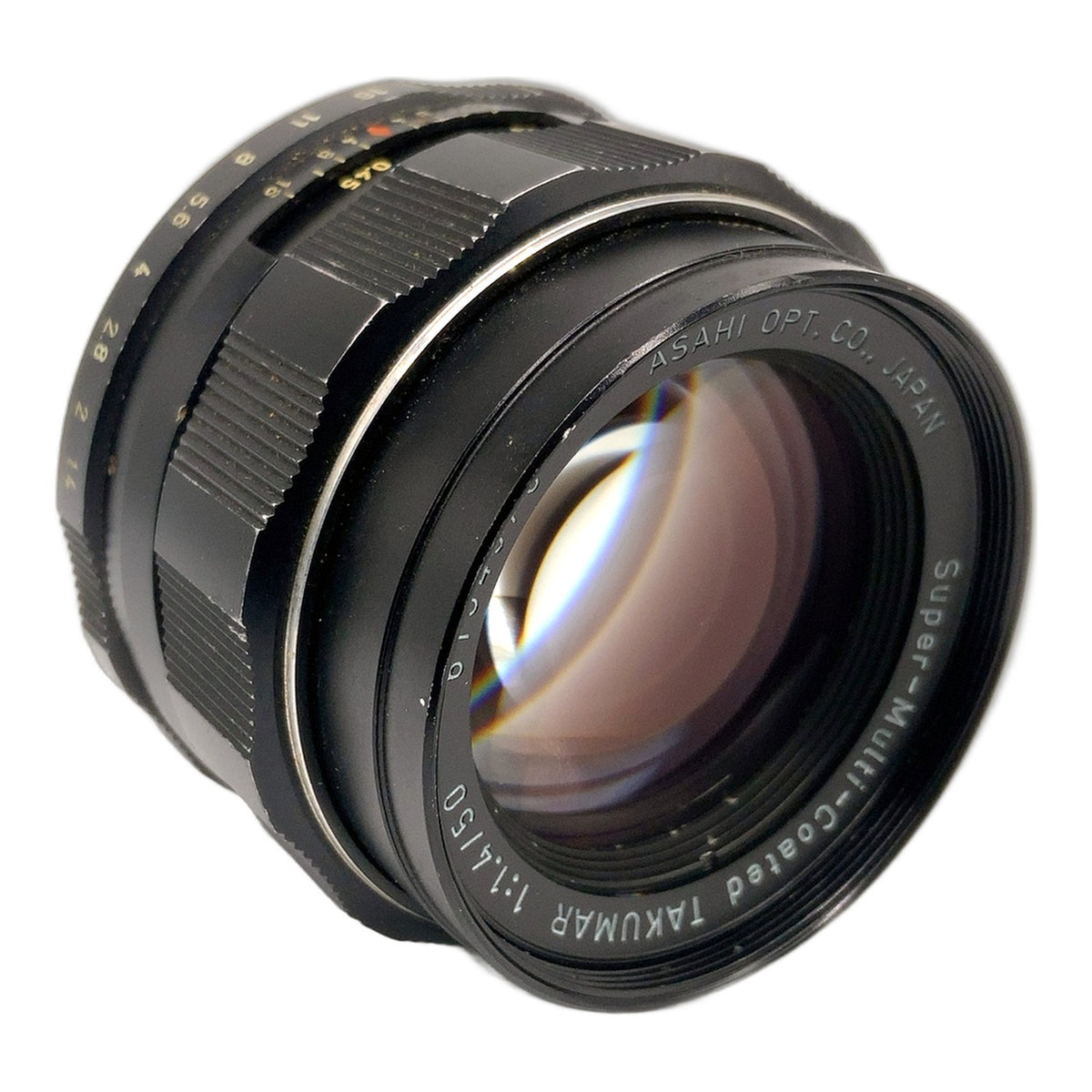 Asahi Pentax Super-Multi-Coated Takumar 50mm 1:1.4 Objektiv Festbrennweite (M42)