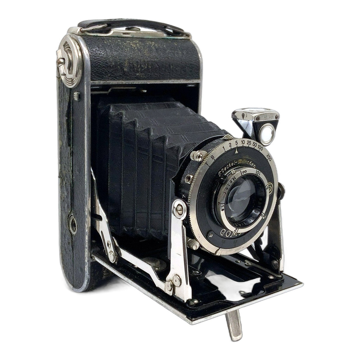 Rodenstock Klappkamera mit Trinar-Anastigmat10,5cm 1:4.5 Compur Balgenkamera