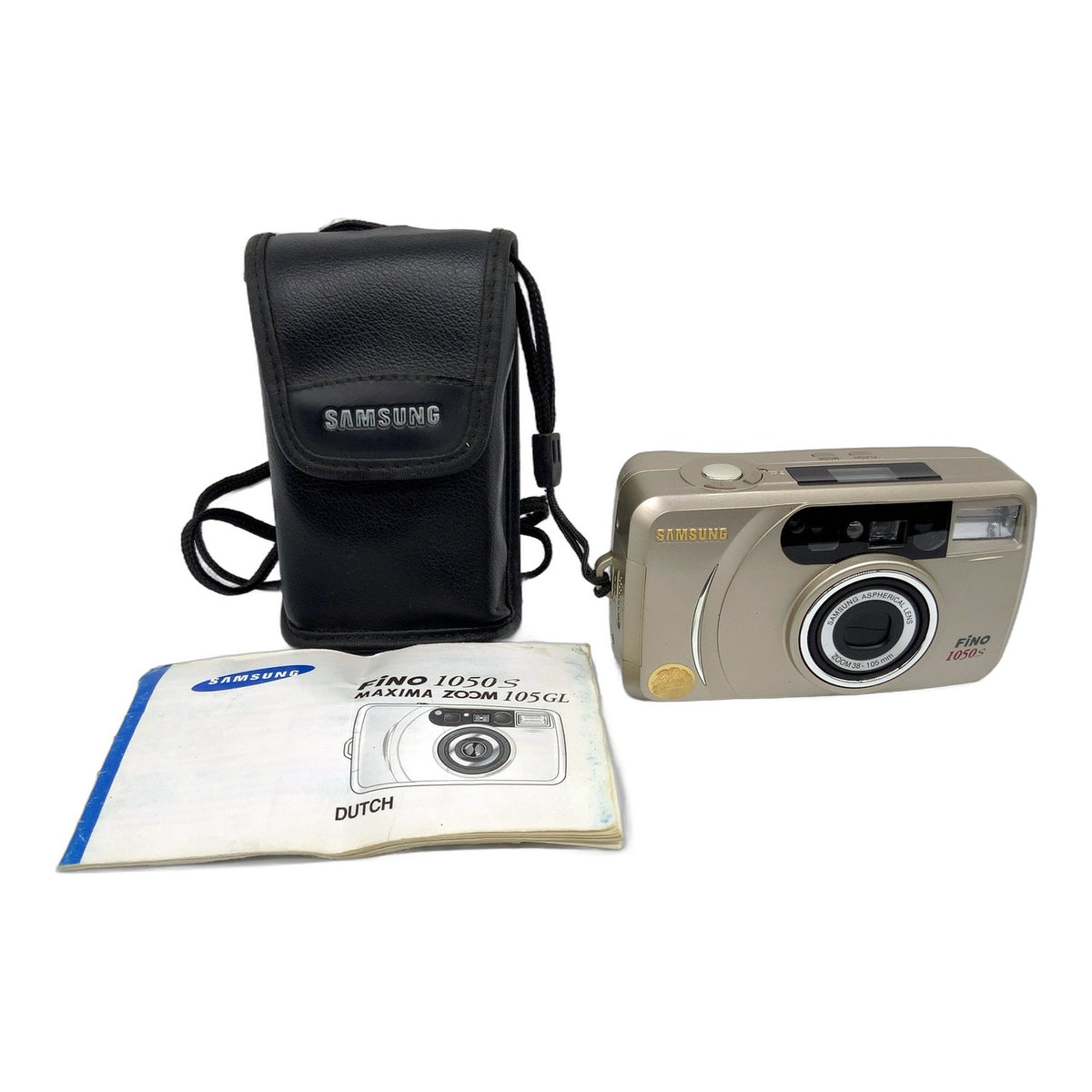 Samsung Fino 1050S Point&Shoot mit Zoom 38-105mm mit Tasche Kompaktkamera