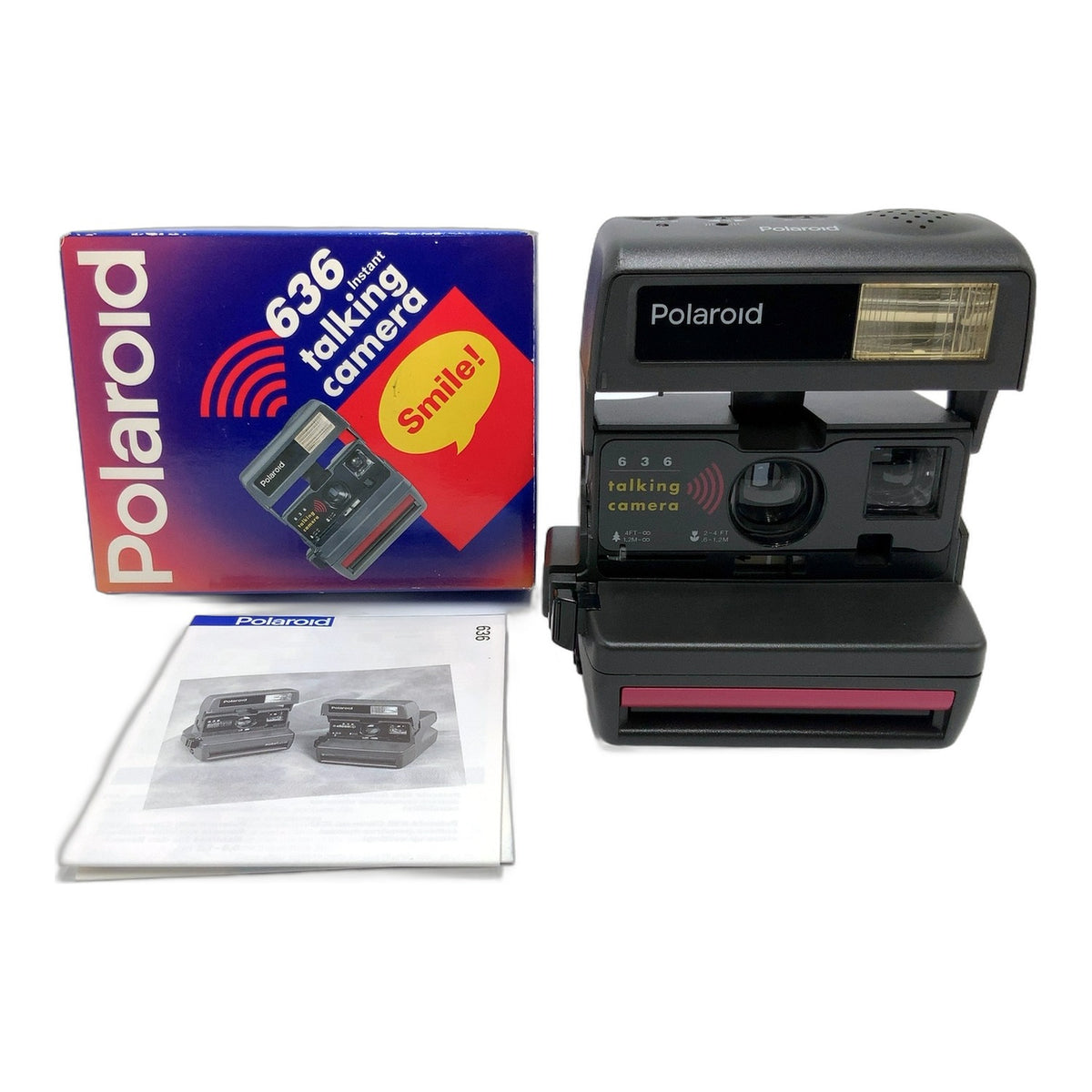 Polaroid 636 Talking Camera Sofortbildkamera in OVP + Anleitung Instantkamera